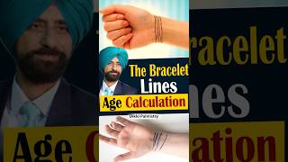 How to calculate age Bracelet  Signs in Hand Dikki Palmistry astrolgy dikkipalmistry palmistry [upl. by Fogel]