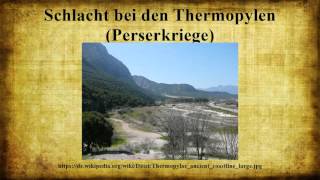 Schlacht bei den Thermopylen Perserkriege [upl. by Obidiah]