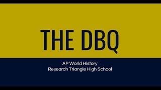 Introduction to the DBQ [upl. by Noved758]