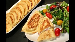 LES CRÊPES SALÉS AU JAMBON FROMAGE [upl. by Beckerman368]