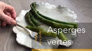 Asperges vertes comme au restaurant  asperges vertes meilleure cuisson [upl. by Adiuqal]