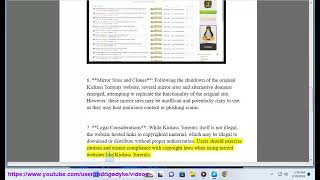 KickassTorrents 101 Kickass Torrents Alternatives New KAT Sites kickass torrents [upl. by Annaik]