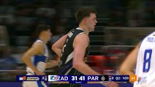 AdmiralBet ABA League 202425 highlights Round 5 Zadar  Partizan Mozzart Bet 20102024 [upl. by Ahsilahs144]