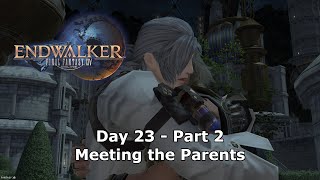 Meeting the Parents  FFXIV Endwalker MSQ Day Day 23 Part 2 [upl. by Kcirdnek]