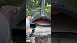 Warming up the Expert Grill Pizza Oven pizzaoven woodfirepizza expertgrill [upl. by Fara]