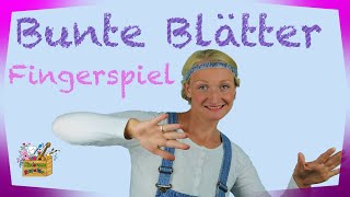 Bunte Blätter Fingerspiel Herbst  Fingerspiele Kinderzone Rumpelkiste [upl. by Neih]