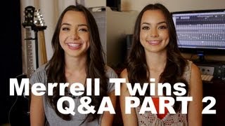 Merrell Twins  QampA Part 2 [upl. by Mines29]