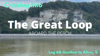 Great Loop Cruising Info Leg 68Grafton to Alton IL [upl. by Nnyre]