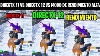 Fortnite Season OG  DirectX 11 vs DirectX 12 vs Performance Mode [upl. by Otina]