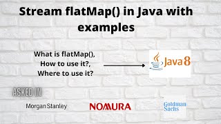 Stream flatMap in Java with examples in Hindi  What is flatMap  How to use it  Where to use it [upl. by Hermia799]