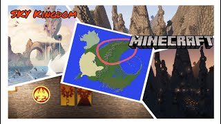 I built the sky kingdom in minecraft [upl. by Nie]