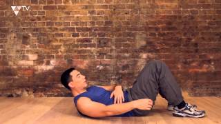 How to do Ab Crunches with Heel Taps [upl. by Duahsar]