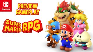 Super Mario RPG  Switch  New Preview Gameplay [upl. by Ilyse]