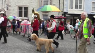 Kirkcudbright Jazz Festival 2016 Brolly Parade [upl. by Madelle412]