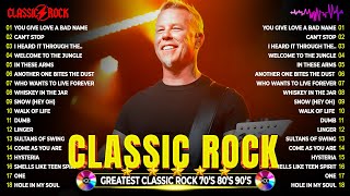 Best Classic Rock Songs 70s 80s 90s Playlist  Bon Jovi RHCP Guns N Roses CCR Queen Metallica [upl. by Lativa]