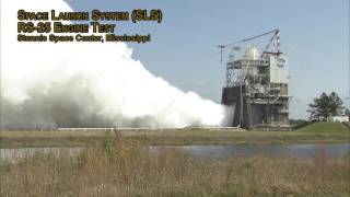 NASA’s Stennis Space Center Conducts RS25 Engine Test [upl. by Aerona170]