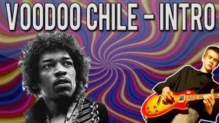 Jimi Hendrix  Voodoo Child Intro Guitar Lesson WITH TABS [upl. by Ocirederf]