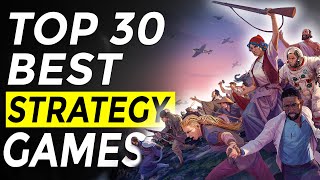 Top 30 Best Strategy City Builder RTS Economic Turn based 4X Tactical Games of 2024 [upl. by Ricker]