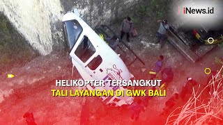 Terjadi Lagi Helikopter Tersangkut Tali Layangan di GWK Bali [upl. by Ttevy]