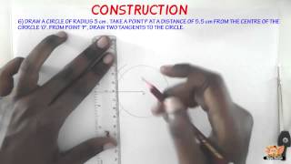 TANGENT LINES AND CIRCLES EXPLAINED [upl. by Llenrahc]