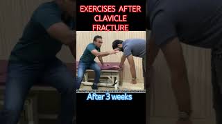 Exercises after Clavicle fracture   clavicle Claviclefracture exercises Tips  Homeexercises [upl. by Nhguaved876]