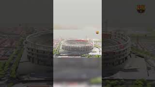 Así quedará el NUEVO SPORTIFY CAMP NOU fcbarcelona barça [upl. by Iridissa496]