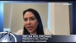 Sevcec 071924 Elecciones en Venezuela Delsa Solórzano Presidenta del partido Encuentro ciudadano [upl. by Lemuel]