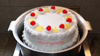 Pineapple Cake Recipe  Cake Recipe  No Oven Cake Recipe by Aliza In The Kitchen [upl. by Sherwood840]