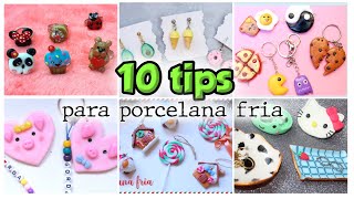 ✨10 TIPS PARA PORCELANA FRIA😻 ideal principiantes✨ [upl. by Hewitt]