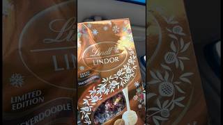 Limited Edition Lindt Lindor Snickerdoodle White Chocolate Truffles Review lindt truffles [upl. by Kamila]