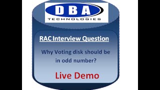 RAC DBA Interview Questions on Voting Disk  With Live Demo [upl. by Alliuqa718]