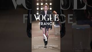 VOGUE France Maison Yoshiki SS25 voguefrance MaisonYoshikiParis ParisJackson Yoshiki [upl. by Cheyne247]