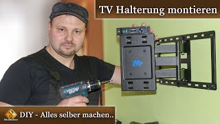 TV Wandhalterung montieren  Anleitung [upl. by Thaine]