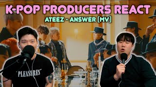 Musicians react amp review ♡ ATEEZ  Answer MV [upl. by Nnylyrehc]