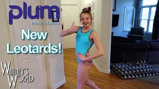 New Plum Leotards Whitney Bjerken Gymnastics [upl. by Acimaj]