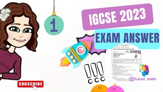 JANUARY 2023 PAPER 2HR  EDEXCEL IGCSE MATHS EXAM  COMPLETE ANSWERS [upl. by Segroeg]