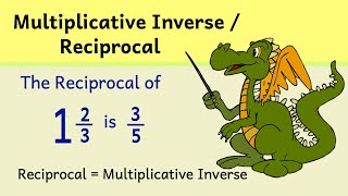 Multiplicative Inverse or Reciprocal for Fractions [upl. by Ttayw]