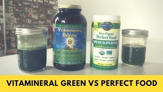 Vitamineral Green Vs Perfect Food [upl. by Deloria]