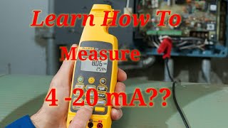 How to measure a 420mA current loop Learn How To Measure Milliamps Through a multimeter [upl. by Einama53]