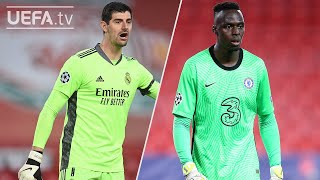 COURTOIS MENDY UCL​ BEST SAVES QuarterFinals [upl. by Nahpets410]