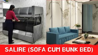 Salire Sofa cum Bunk Bed  Space Saving Furniture  Vezza [upl. by Eirena]