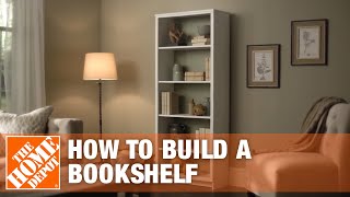 DIY Bookshelf – Simple Wood Projects  The Home Depot [upl. by Fernandes320]