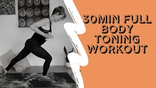 Pilates 30 min Full Body Toning Workout [upl. by Farley]