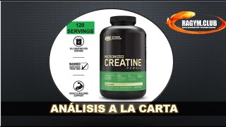 On Micronized Creatine Powder  CREATINA MONOHIDRATO DE OPTIMUM NUTRITION [upl. by Drofla769]