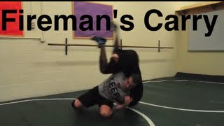 Firemans Carry Takedown Basic Neutral Wrestling Moves and Technique For Beginners [upl. by Sonnnie830]