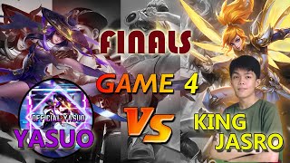 KING JASRO VS OFFICIAL YASUO GAME 4 1V1 FANNY [upl. by Cirda193]