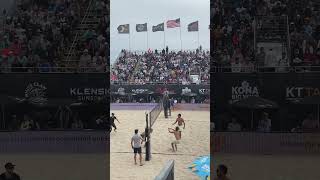 Amazing rally at the AVP Huntington Beach [upl. by Anivla946]