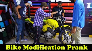 Bike Modification Prank  Pranks In Pakistan  Humanitarians [upl. by Attevad89]