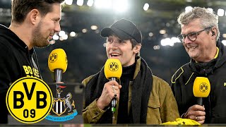 WarmUpShow vor BVB  Newcastle United ua mit Lukasz Piszczek amp Emre Can [upl. by Annwahsal]