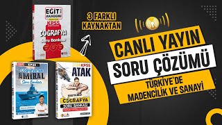 MADEN VE SANAYİ SORU ÇÖZÜMÜ  CANLI YAYIN [upl. by Maury]